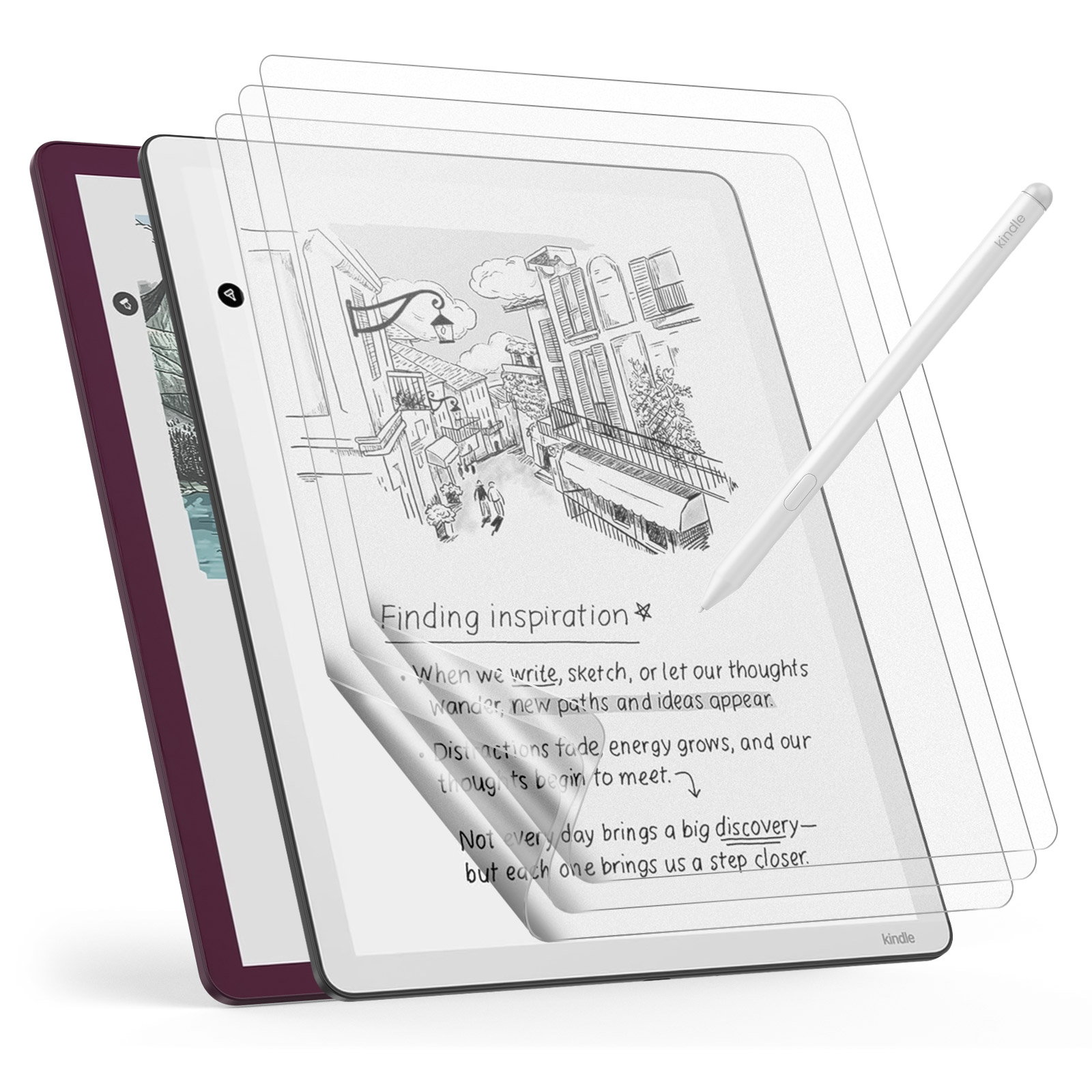 Matte Anti Glare Screen Protector - Protector de pantalla Paperfeel de 3