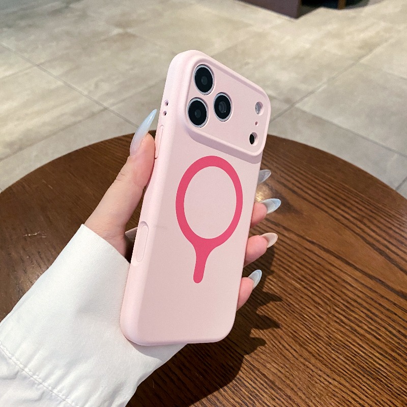 Liquid Silicone Magnetic Phone Case - Funda de Silicona Líquida Suave de