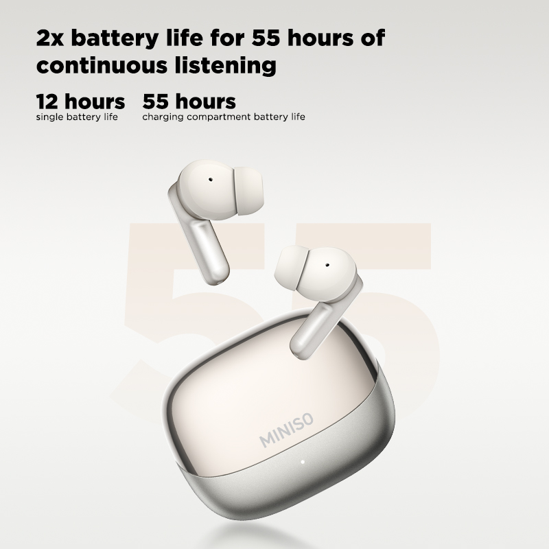 Earphones - Auriculares Bluetooth MINISO MS106, auriculares internos