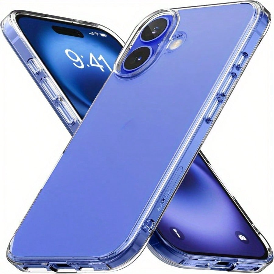 Clear Shockproof Bumper Case - Funda Transparente de TPU Suave para