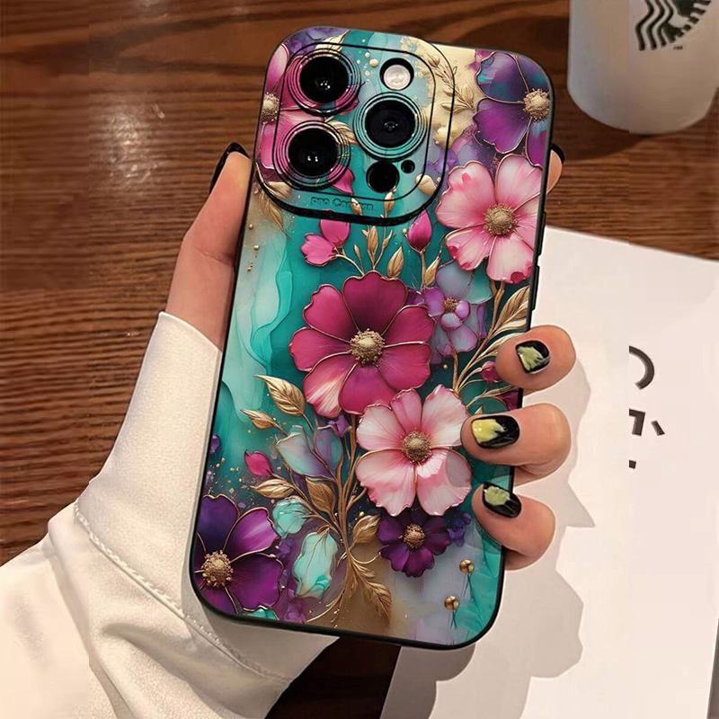 Funda de teléfono de TPU suave - Vintage Floral Pattern Soft Case reseña y precio
