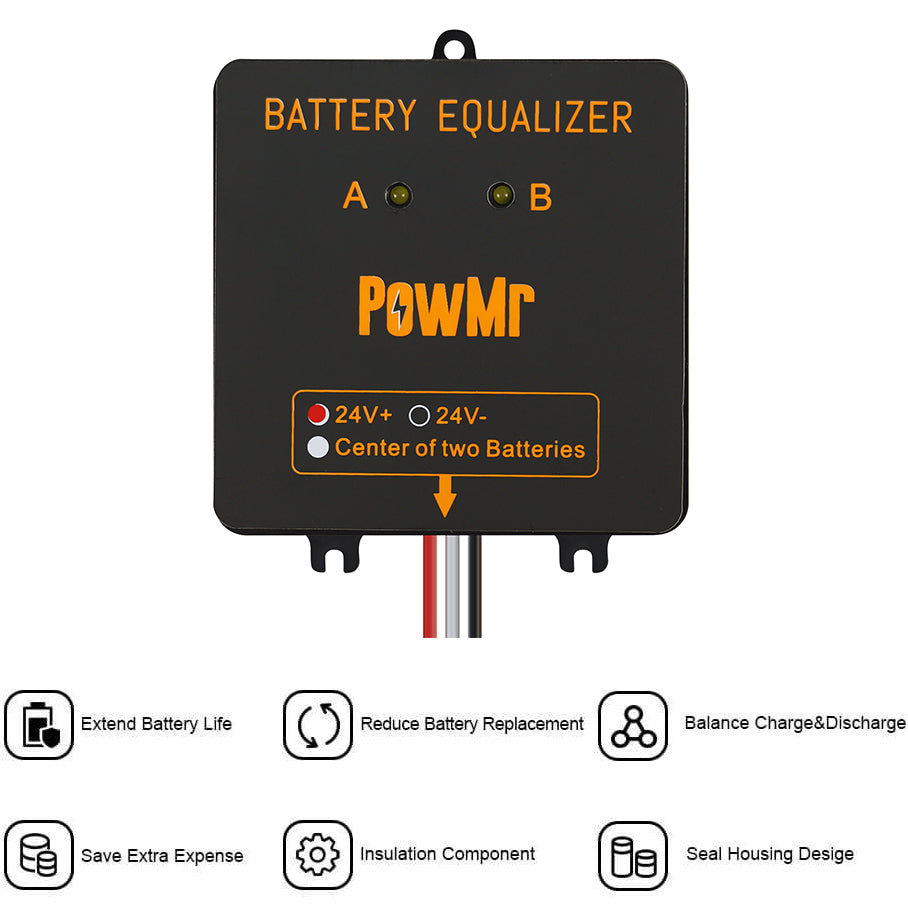 PowMr BE24 Ecualizador de Bate - Power Banks reseña y precio