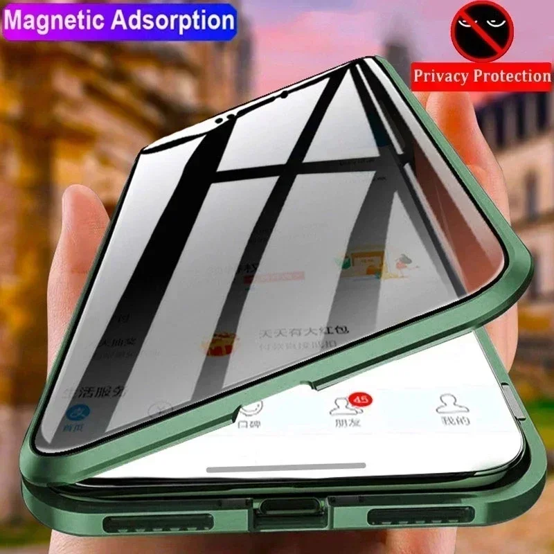 Funda antiespía para OPPO A5X, - Anti Spy Privacy Glass Case reseña y precio
