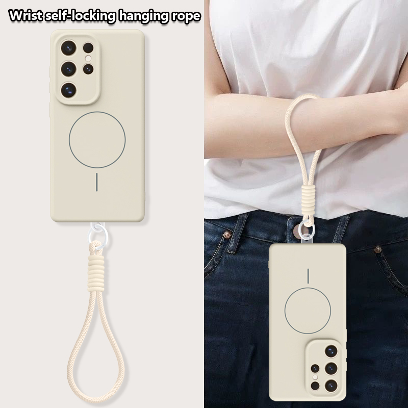 Funda de silicona líquida con  - Liquid Silicone Magnetic Phone Case reseña y precio