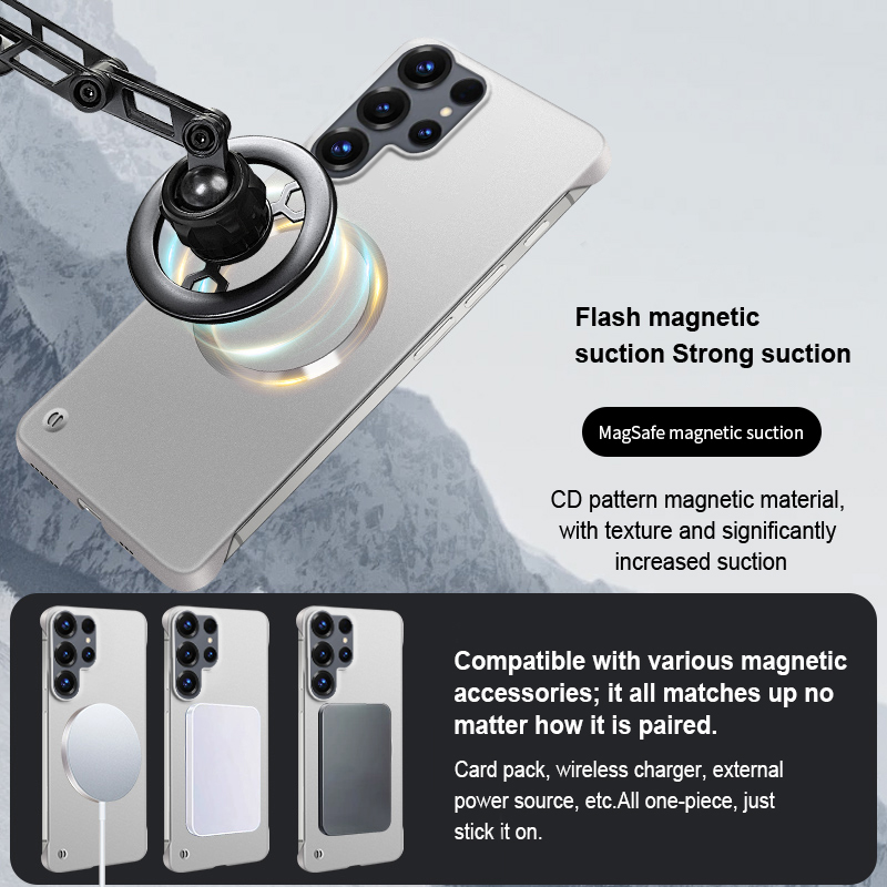 Funda Magnética Metálica de Lu - Ultra Thin Frameless Phone Cover reseña y precio