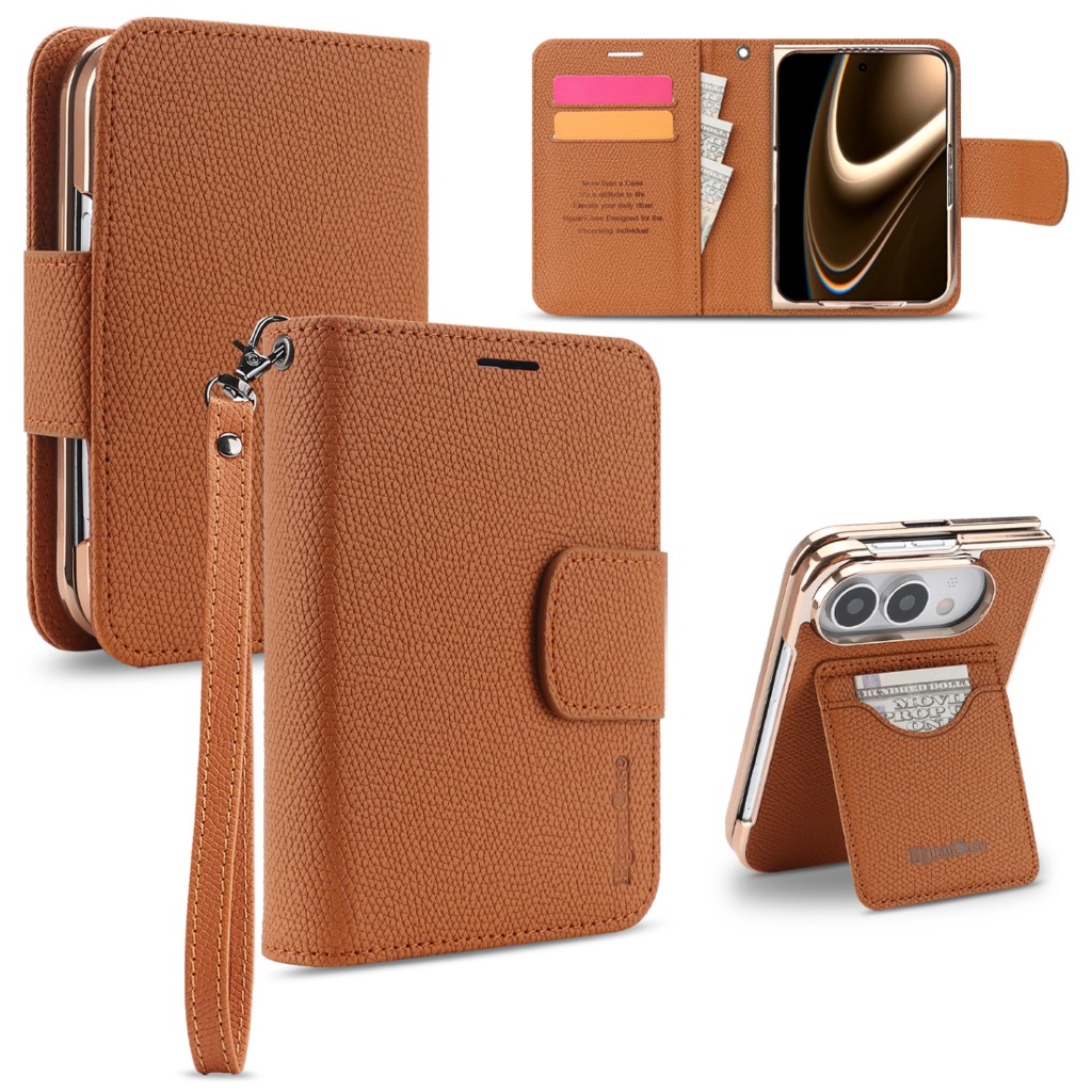Funda para teléfono con billet - Leather Wallet Card Holder Phone Cover reseña y precio