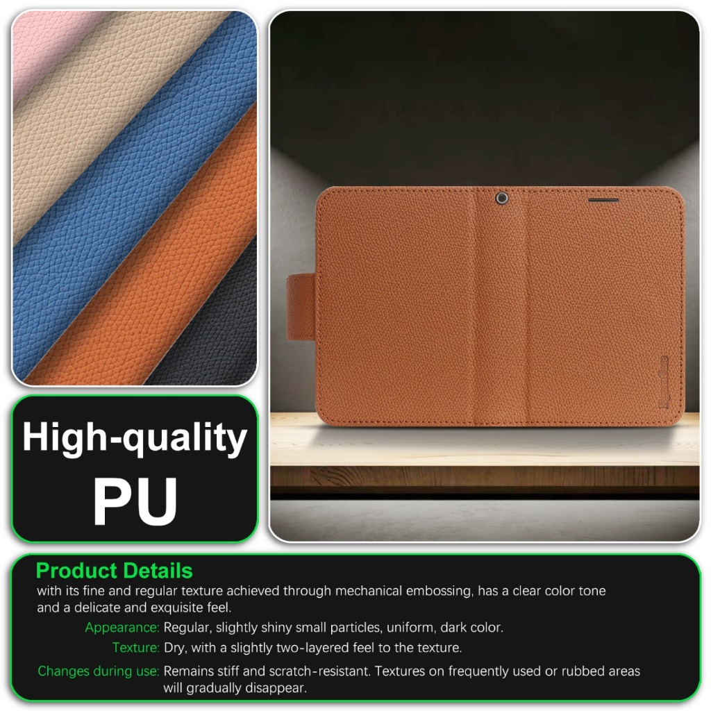 Funda para teléfono con billet - Leather Wallet Card Holder Phone Cover reseña y precio