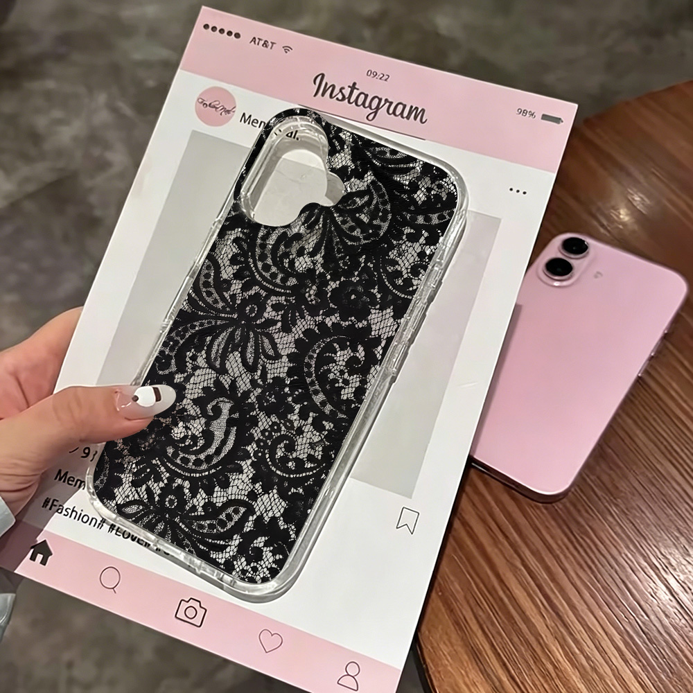 Funda Transparente con Flores  - Clear Shockproof Bumper Case reseña y precio